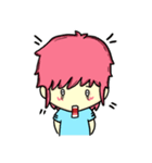 Pink Hair（個別スタンプ：36）