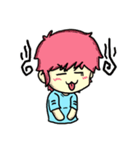 Pink Hair（個別スタンプ：39）