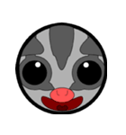 Classic Grey Sugar Glider Emoticon（個別スタンプ：1）