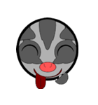 Classic Grey Sugar Glider Emoticon（個別スタンプ：3）