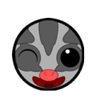 Classic Grey Sugar Glider Emoticon（個別スタンプ：6）