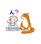 赤ちゃんと猫（個別スタンプ：27）