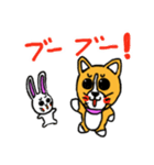 スマイル！コーギー犬とウサギさん。（個別スタンプ：25）