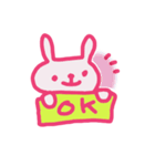 rabbit momo（個別スタンプ：1）