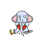 Q elephant（個別スタンプ：24）