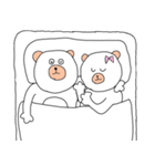 しろクマの場合（個別スタンプ：7）