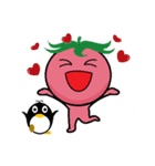 Fan Fan(Lovely tomato)（個別スタンプ：27）