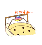 あたまに●が乗った羊のスタンプ（個別スタンプ：8）