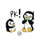 Penguins do something（個別スタンプ：33）