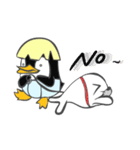 Penguins do something（個別スタンプ：37）