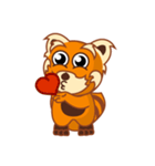 Rusty the Red Panda（個別スタンプ：8）