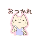 陸上ねこ（個別スタンプ：21）