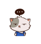 Blue funny cat（個別スタンプ：9）