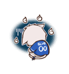 Blue funny cat（個別スタンプ：31）