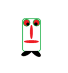 Rectangular strange face（個別スタンプ：10）