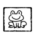 判子風蛙スタンプ（個別スタンプ：40）