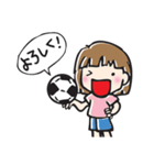 サッカーしてます（個別スタンプ：25）