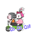 Miss Go, the rabbit (English) Ver.1（個別スタンプ：20）