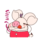 pufufu of pig-Basic-（個別スタンプ：36）