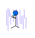 簡潔棒人間（個別スタンプ：5）