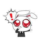 Bunny Eye Red（個別スタンプ：6）