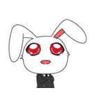 Bunny Eye Red（個別スタンプ：8）