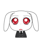 Bunny Eye Red（個別スタンプ：11）