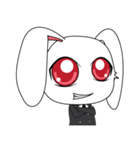 Bunny Eye Red（個別スタンプ：14）