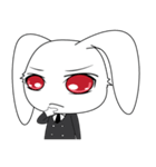 Bunny Eye Red（個別スタンプ：15）