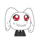 Bunny Eye Red（個別スタンプ：17）