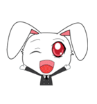 Bunny Eye Red（個別スタンプ：21）