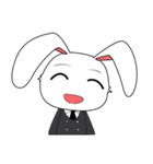 Bunny Eye Red（個別スタンプ：22）