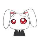 Bunny Eye Red（個別スタンプ：23）