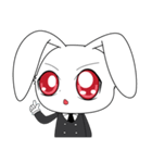 Bunny Eye Red（個別スタンプ：29）