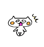 しろいしろねこしゃん。（個別スタンプ：20）