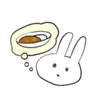 カレーうさぎ（個別スタンプ：9）