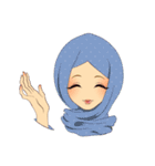 Hello Muslim hijab girl（個別スタンプ：2）