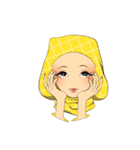 Hello Muslim hijab girl（個別スタンプ：3）