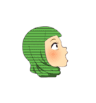 Hello Muslim hijab girl（個別スタンプ：10）