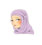 Hello Muslim hijab girl（個別スタンプ：13）