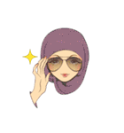 Hello Muslim hijab girl（個別スタンプ：15）