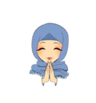 Hello Muslim hijab girl（個別スタンプ：23）