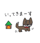 黒柴マロまろ（個別スタンプ：33）