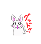 Daily life of rabbit（個別スタンプ：36）