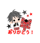 RED PLAID  boys -japanese-（個別スタンプ：21）