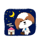 Shih Tzu Couple YaYa ＆ YoYo（個別スタンプ：39）