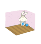 編みうさぎ（個別スタンプ：40）