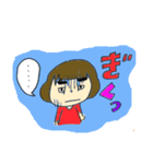 まゆげふとこさん（個別スタンプ：8）