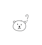 White bear and Paper bag（個別スタンプ：9）