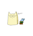 White bear and Paper bag（個別スタンプ：38）